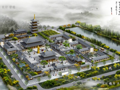 杭州寺庙建筑总体规划方案
